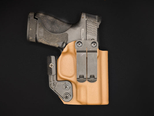 Titan Tactical Coyote Smith and Wesson Shield Plus IWB Holster custom Kydex holster