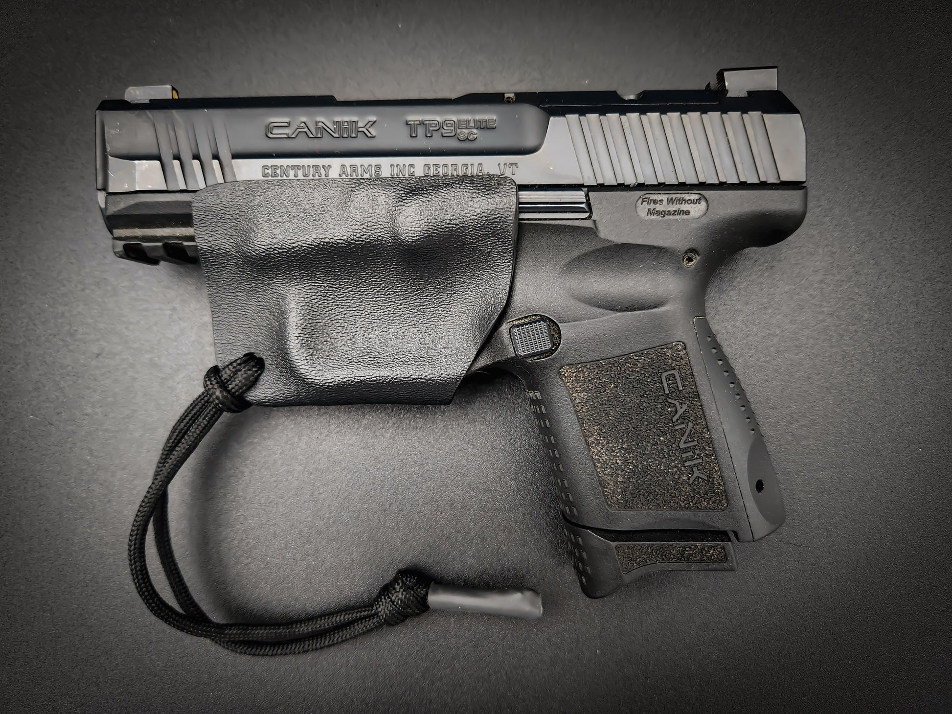 Titan Tactical Black custom Kydex holster