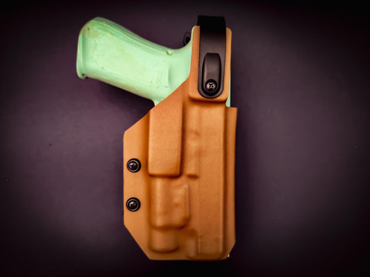 Titan Tactical Coyote Glock 34 Duty Holster custom Kydex holster