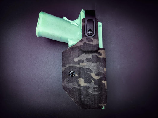 Titan Tactical Coyote Springfield Prodigy 5in Duty Holster custom Kydex holster