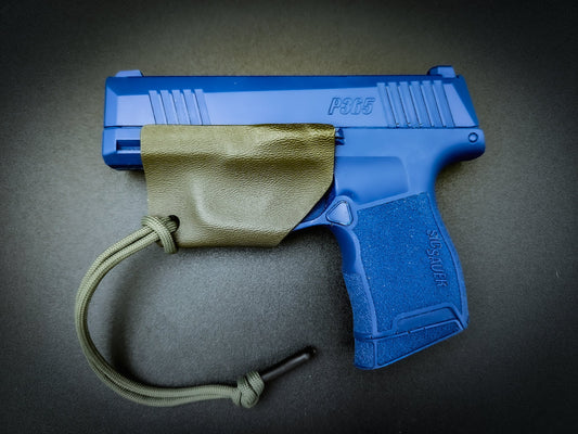 Titan Tactical OD Green Sig Sauer P365 Trigger Guard with Paracord Pull custom Kydex holster