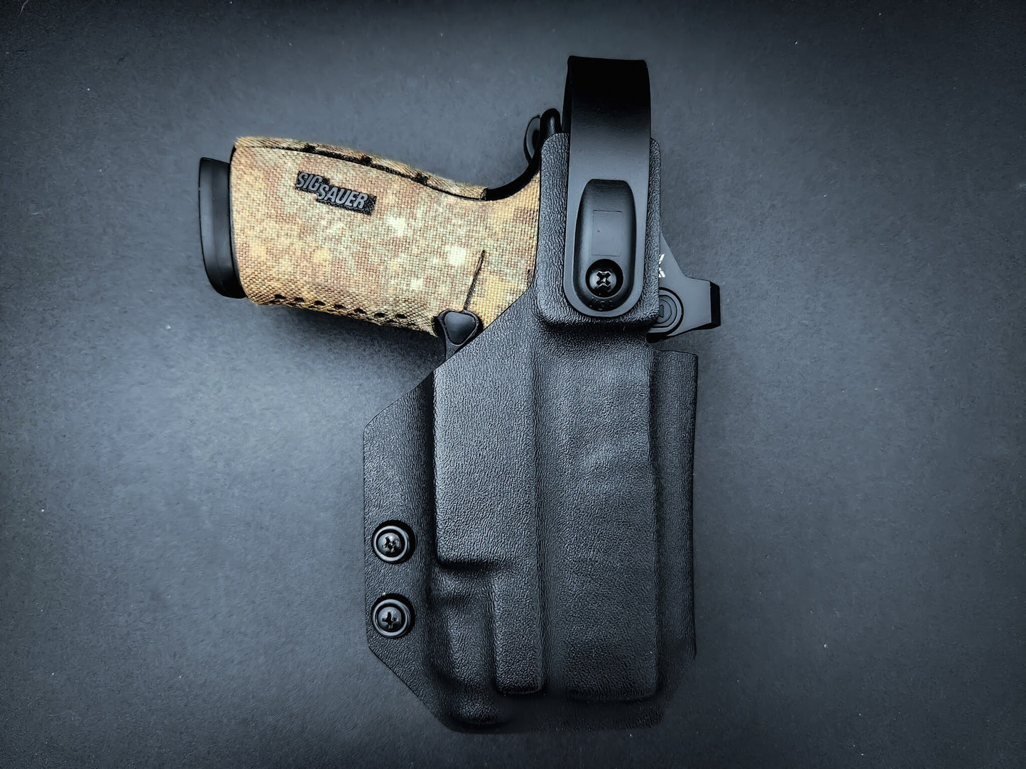 Titan Tactical Black custom Kydex holster